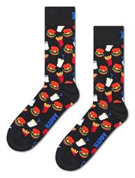Happy Socks Unisex Κάλτσες με Σχέδια Μαύρες