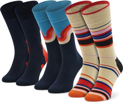 Happy Socks Unisex Κάλτσες με Σχέδια Πολύχρωμες 3Pack από το Z-mall