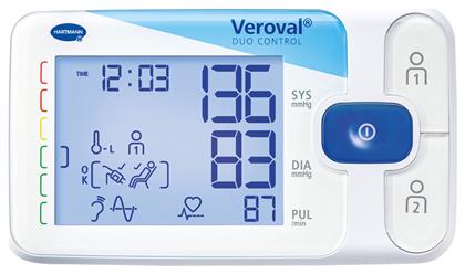 Hartmann Veroval Duo Control Medium Ψηφιακό Πιεσόμετρο Μπράτσου 925505