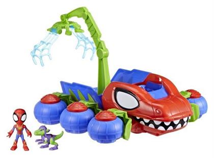 Hasbro Παιχνίδι Μινιατούρα Marvel Spidey And His Amazing Friends Dino Webs Crawler Vehicle για 3+ Ετών