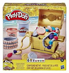 Hasbro Play-Doh 6 Βαζάκια Πλαστελίνης Treasure Splash για 3+ Ετών