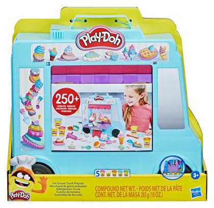 Hasbro Play-Doh Ice Cream Truck για 3+ Ετών, 5τμχ