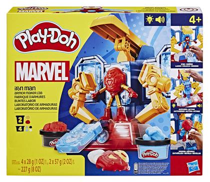 Hasbro Play-Doh Πλαστελίνη - Παιχνίδι Iron Man για 4+ Ετών