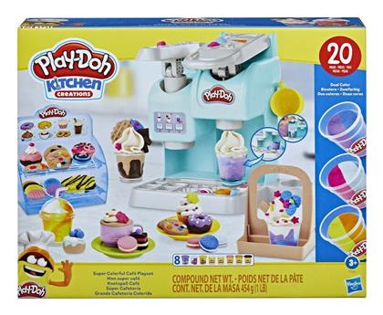 Hasbro Play-Doh Πλαστελίνη - Παιχνίδι Kitchen Creations Cafe για 3+ Ετών