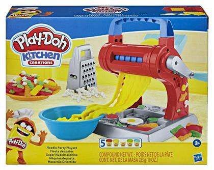 Hasbro Play-Doh Πλαστελίνη - Παιχνίδι Kitchen Creations Noodle Party για 3+ Ετών, 5τμχ από το Toyscenter