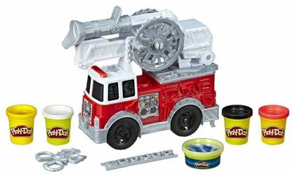 Hasbro Play-Doh Πλαστελίνη - Παιχνίδι Wheels Fire Truck για 3+ Ετών