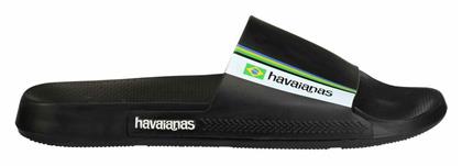 Havaianas Brasil Ανδρικά Slides Μαύρα