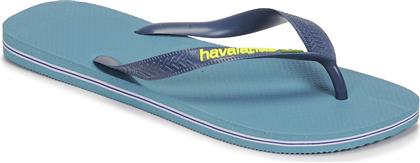 Havaianas Brasil Logo Flip Flops σε Μπλε Χρώμα από το Spartoo