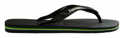 Havaianas Brasil Logo Flip Flops σε Μαύρο Χρώμα από το Outletcenter