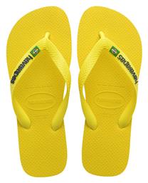 Havaianas Brasil Logo Neon Σαγιονάρες σε Κίτρινο Χρώμα από το SerafinoShoes