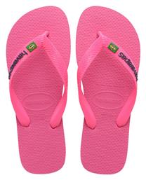 Havaianas Brasil Logo Neon Σαγιονάρες σε Ροζ Χρώμα από το MyShoe