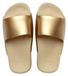 Havaianas Classic Metallic Slides σε Μπεζ Χρώμα από το Spartoo