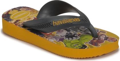 Havaianas Παιδικές Σαγιονάρες Flip Flops Μαύρες Max Marvel