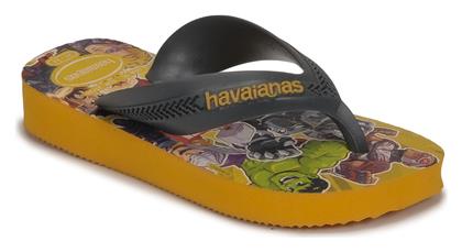 Havaianas Παιδικές Σαγιονάρες Flip Flops Μαύρες Max Marvel από το Plus4u