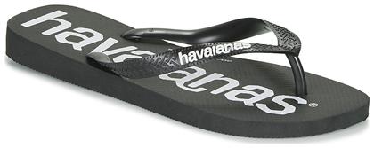 Havaianas Παιδικές Σαγιονάρες Flip Flops Μαύρες Top Logomania