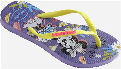 Havaianas Παιδικές Σαγιονάρες Flip Flops Minnie Μωβ Slim Disney Cool από το Spartoo