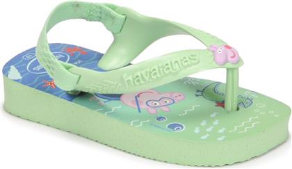 Havaianas Παιδικές Σαγιονάρες Flip Flops Peppa Pig Πράσινες