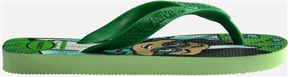 Havaianas Παιδικές Σαγιονάρες Flip Flops Πράσινες Pj Masks από το Cosmos Sport