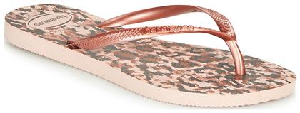 Havaianas Slim Animals Σαγιονάρες σε Ροζ Χρώμα από το Z-mall