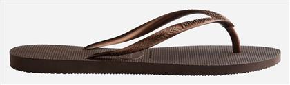 Havaianas Slim Σαγιονάρες σε Καφέ Χρώμα από το CasualShoes