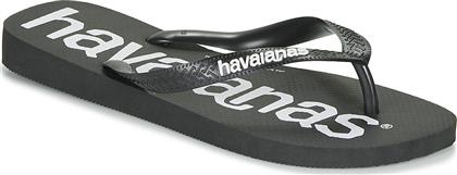 Havaianas Top Logomania Flip Flops σε Μαύρο Χρώμα