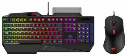 Havit KB852CM Set Σετ Gaming Πληκτρολόγιο με RGB φωτισμό & Ποντίκι (Αγγλικό US) από το Polihome