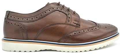 Hawkins Premium MS239R07 Δερμάτινα Ανδρικά Oxfords Ταμπά από το CasualShoes