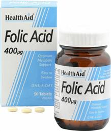 Health Aid Acid Folic 400mg 90 ταμπλέτες