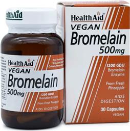 Health Aid Bromelain 500mg 30 φυτικές κάψουλες από το Pharm24