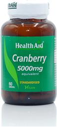 Health Aid Cranberry Extract 5000mg 60 ταμπλέτες από το Pharm24