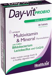 Health Aid Day-Vit Probio Probiotics & CoQ10 Προβιοτικά 30 ταμπλέτες από το Pharm24