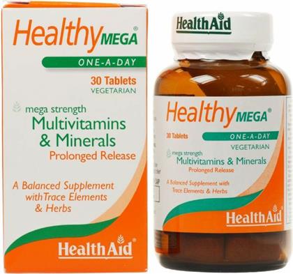 Health Aid Healthy Mega Multivitamins and Minerals 30 ταμπλέτες από το Pharm24