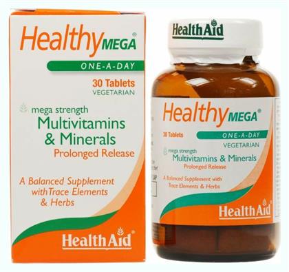 Health Aid Healthy Mega Πολυβιταμίνη 30 x 1 ταμπλέτες