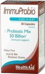Health Aid Immuprobio Probiotic Mix 50 Billion με Προβιοτικά και Πρεβιοτικά 30 φυτικές κάψουλες από το Pharm24