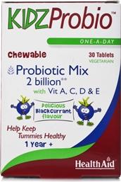 Health Aid KidzProbio Προβιοτικά για Παιδιά 30 ταμπλέτες Blackcurrant από το Pharm24