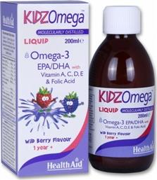 Health Aid KidzOmega Liquid Omega 3 200ml Wild Berry από το Pharm24