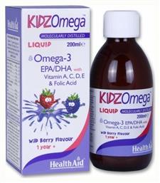 Health Aid KidzOmega Liquid Omega 3 Ιχθυέλαιο 200ml