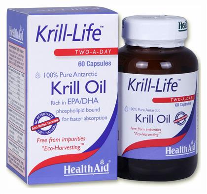 Health Aid Krill Life Two A Day Krill Oil 60 κάψουλες