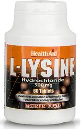 Health Aid L-Lysine 500mg 60 ταμπλέτες