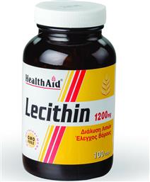 Health Aid Lecithin Συμπλήρωμα Διατροφής με Λεκιθίνη 1200mg 50 κάψουλες από το Pharm24