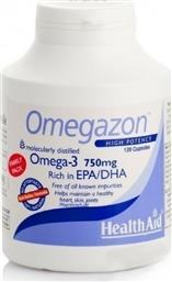 Health Aid Omegazon Ιχθυέλαιο 750mg 120 κάψουλες