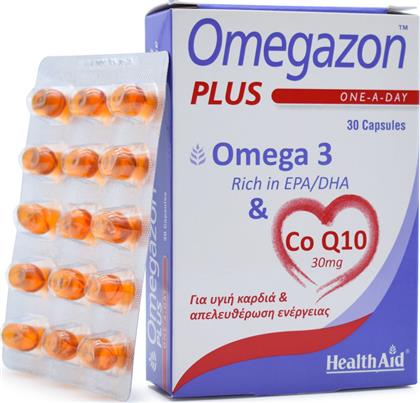 Health Aid Omegazon Plus One A Day Omega 3 & CoQ10 Ιχθυέλαιο 30 κάψουλες από το Pharm24