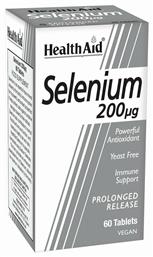 Health Aid Selenium 200mg 60 ταμπλέτες από το Pharm24