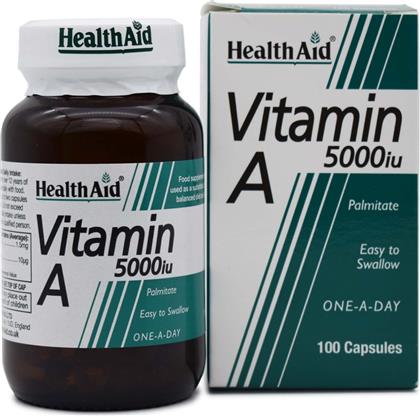 Health Aid Vitamin A 5000iu 100 κάψουλες από το Pharm24