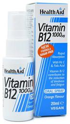 Health Aid Vitamin B12 Βιταμίνη 1000mcg Πορτοκάλι 20ml