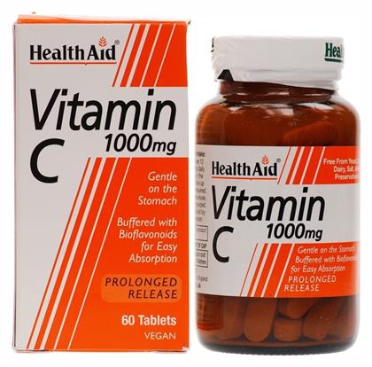 Health Aid Vitamin C Bioflavonoids 60 tabs Βιταμίνη 1000mg 60 ταμπλέτες