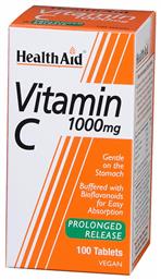 Health Aid Vitamin C Βιταμίνη 1000mg 100 φυτικές κάψουλες