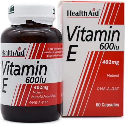Health Aid Vitamin E 600iu Natural 60 κάψουλες από το Pharm24