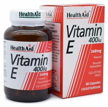 Health Aid Vitamin E Βιταμίνη για Αντιοξειδωτικό 400iu 268mg 60 φυτικές κάψουλες