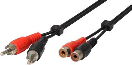 Heitech Audio Cable 2x RCA male - 2x RCA female 1.5m (09004021) από το Esmarket